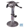 Attwood Attwood 2385405 LakeSport 238 Series Seat Pedestal w Seat Mount-Manually 12.5"-15.5" J-Slot 2385405